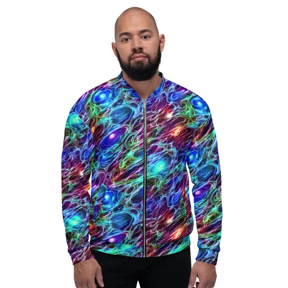 Electric Tides on Bomber Jacket — Front