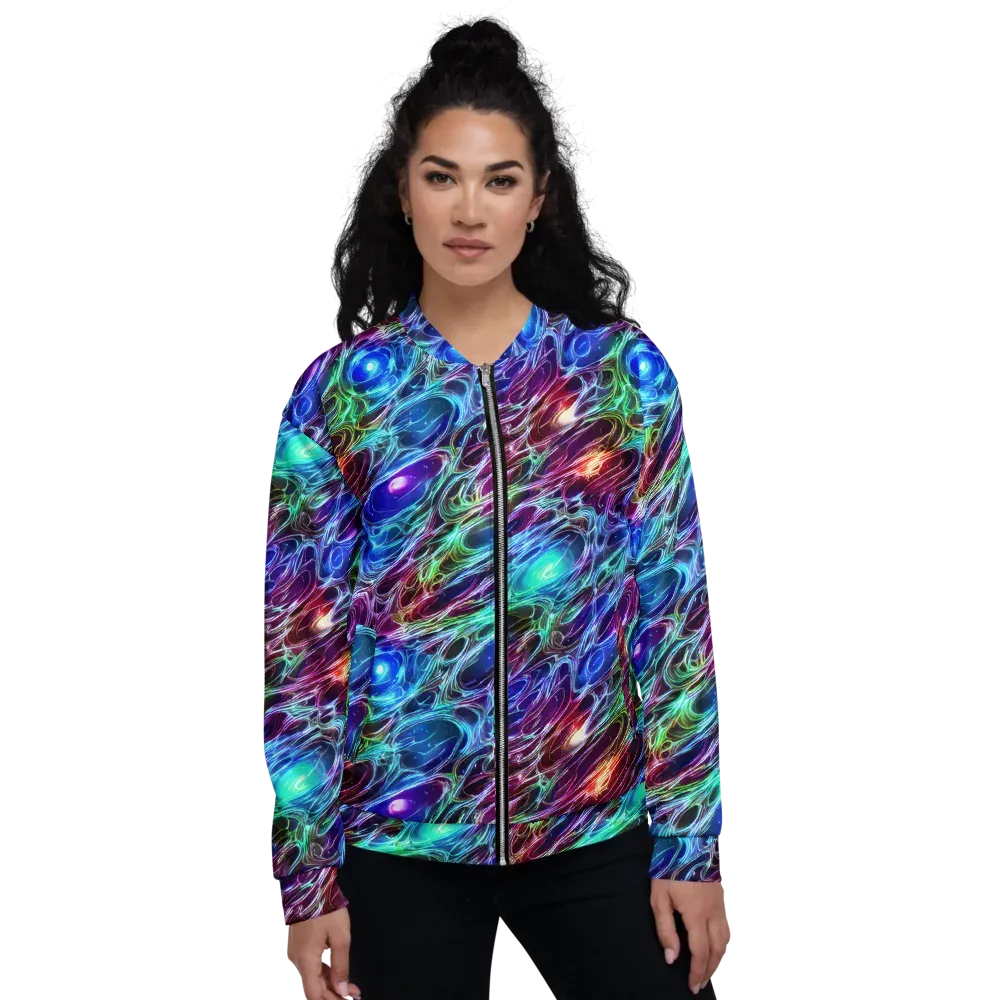 Electric Tides on Bomber Jacket — Front