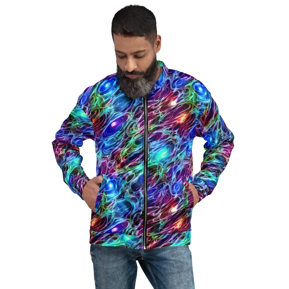 Electric Tides on Bomber Jacket — Front