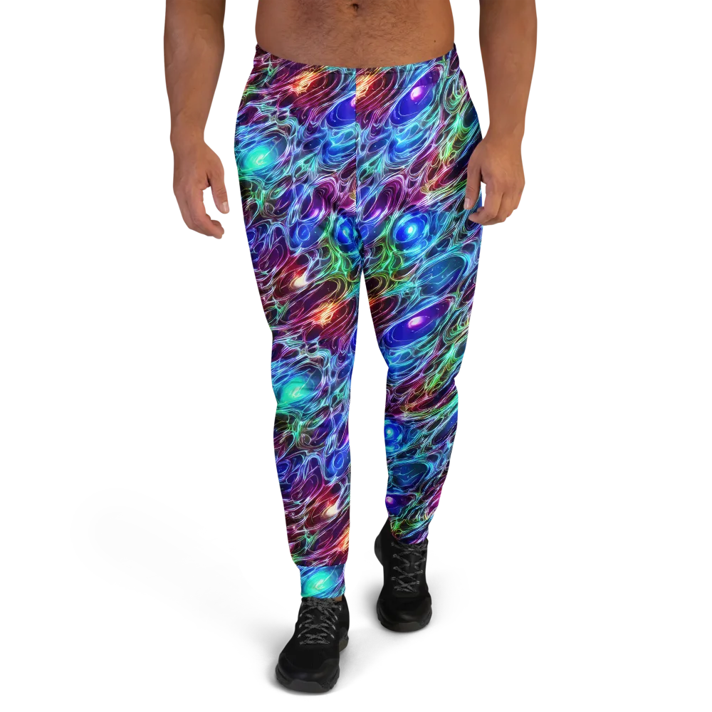 Electric Tides on Men's Joggers — Front