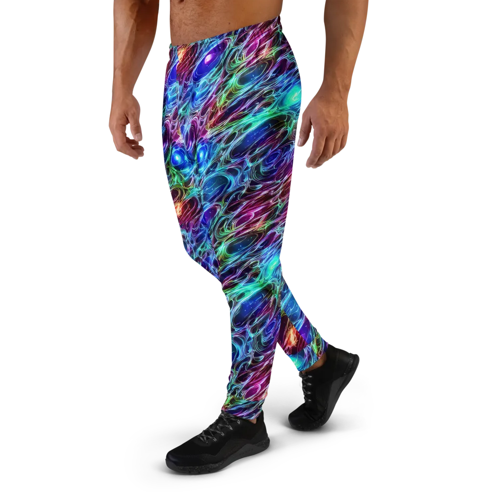 Electric Tides on Men's Joggers — Left