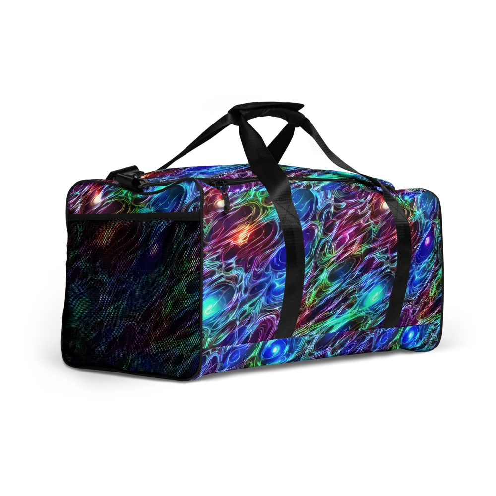 Electric Tides on Duffle Bag — Right Front