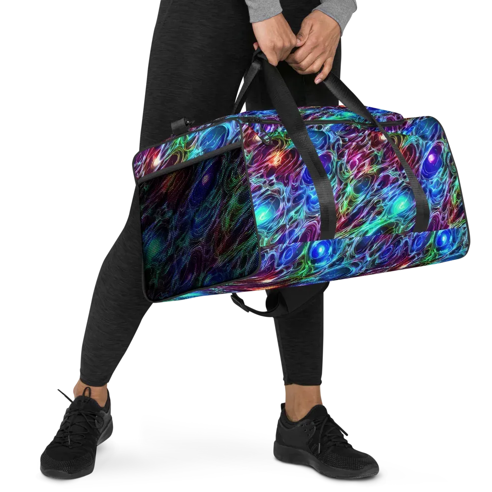 Electric Tides on Duffle Bag — Right Front