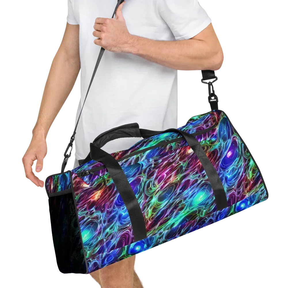 Electric Tides on Duffle Bag — Right Front