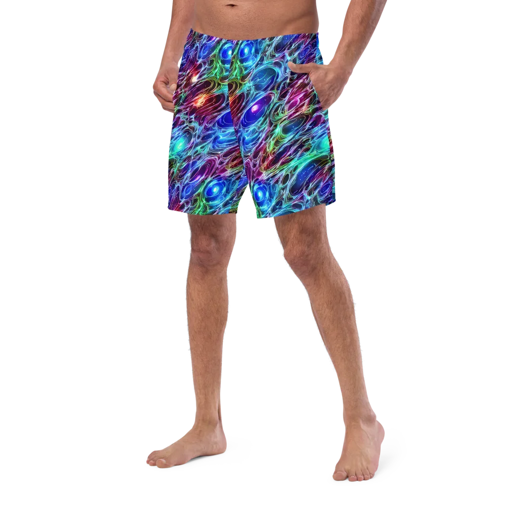 Electric Tides on Swim Trunks — Left Front