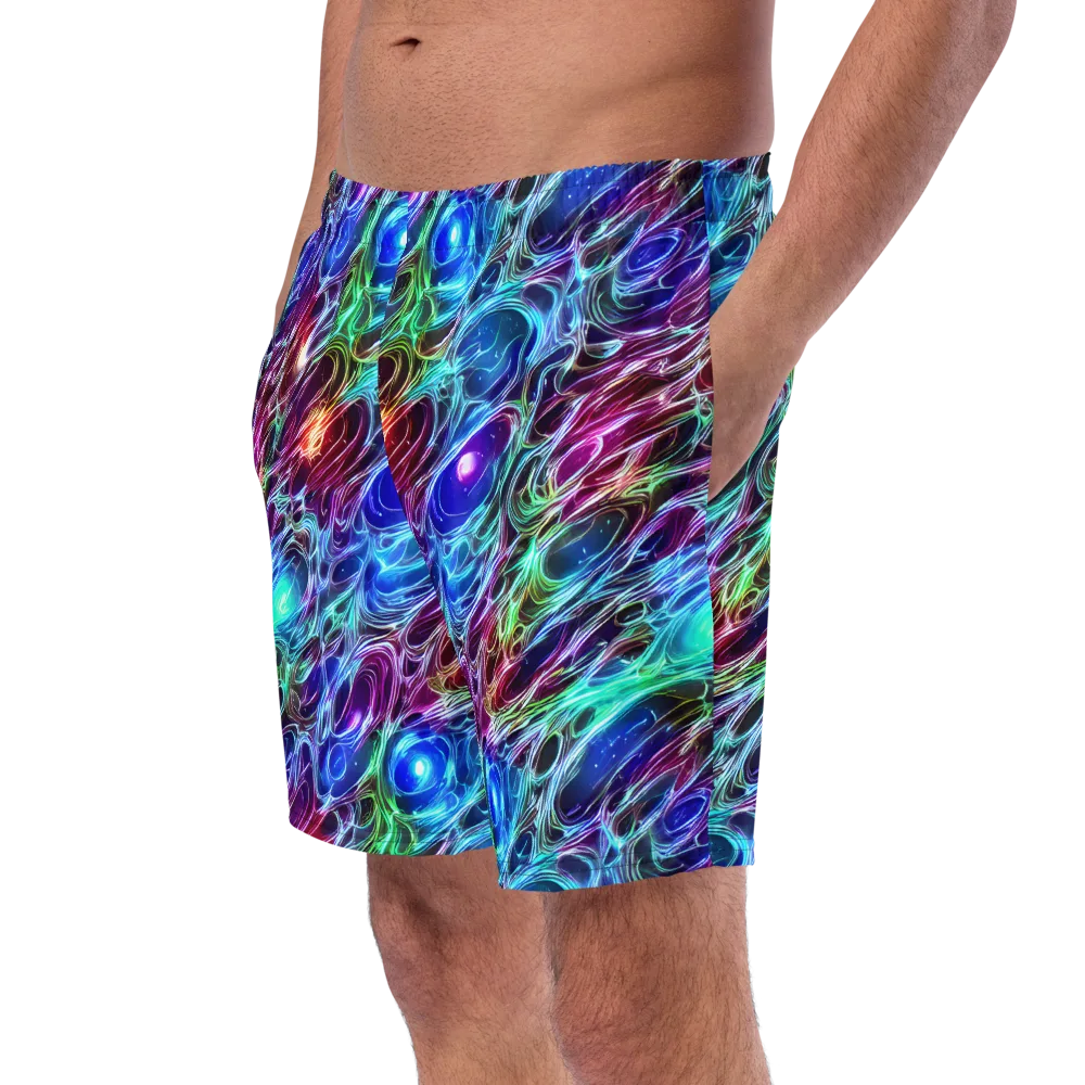 Electric Tides on Swim Trunks — Left Front