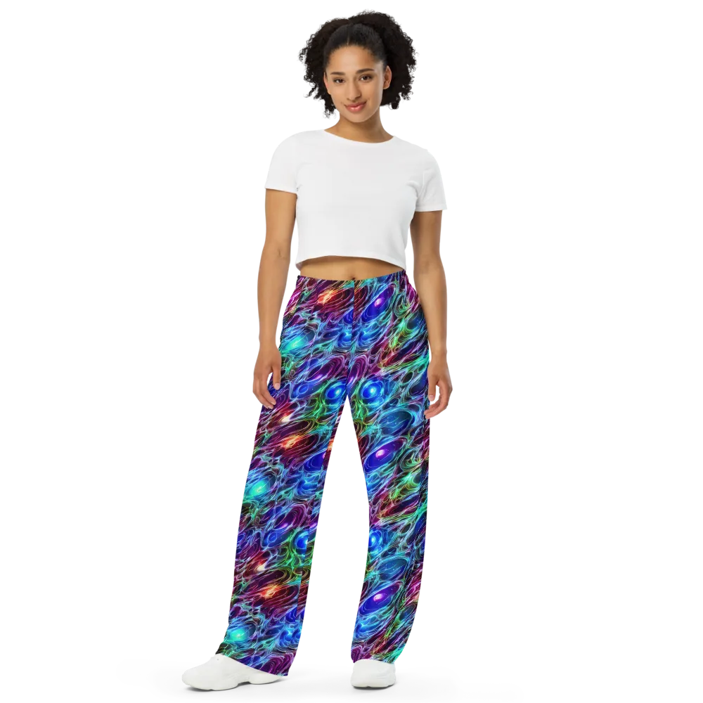 Electric Tides on Wide-Leg Pants — Front