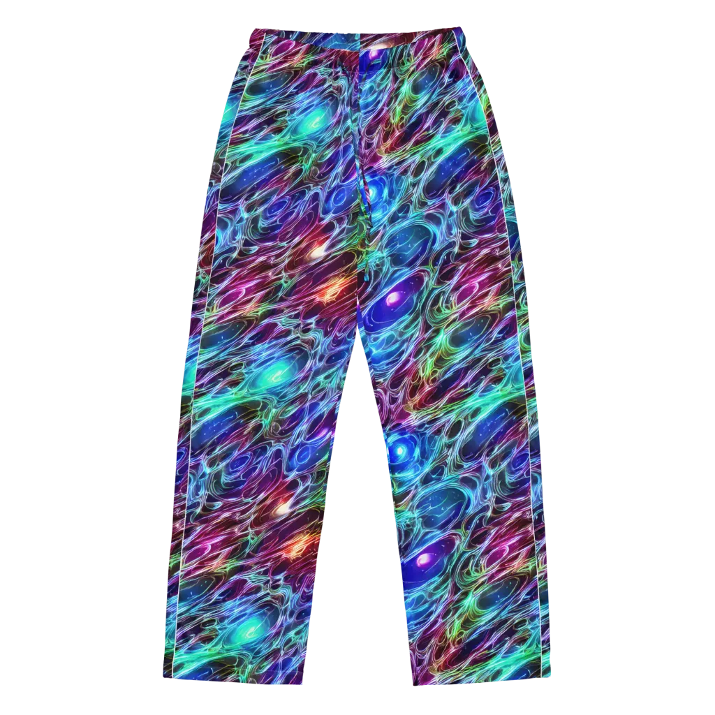 Electric Tides on Women's Pajama Pants — Front