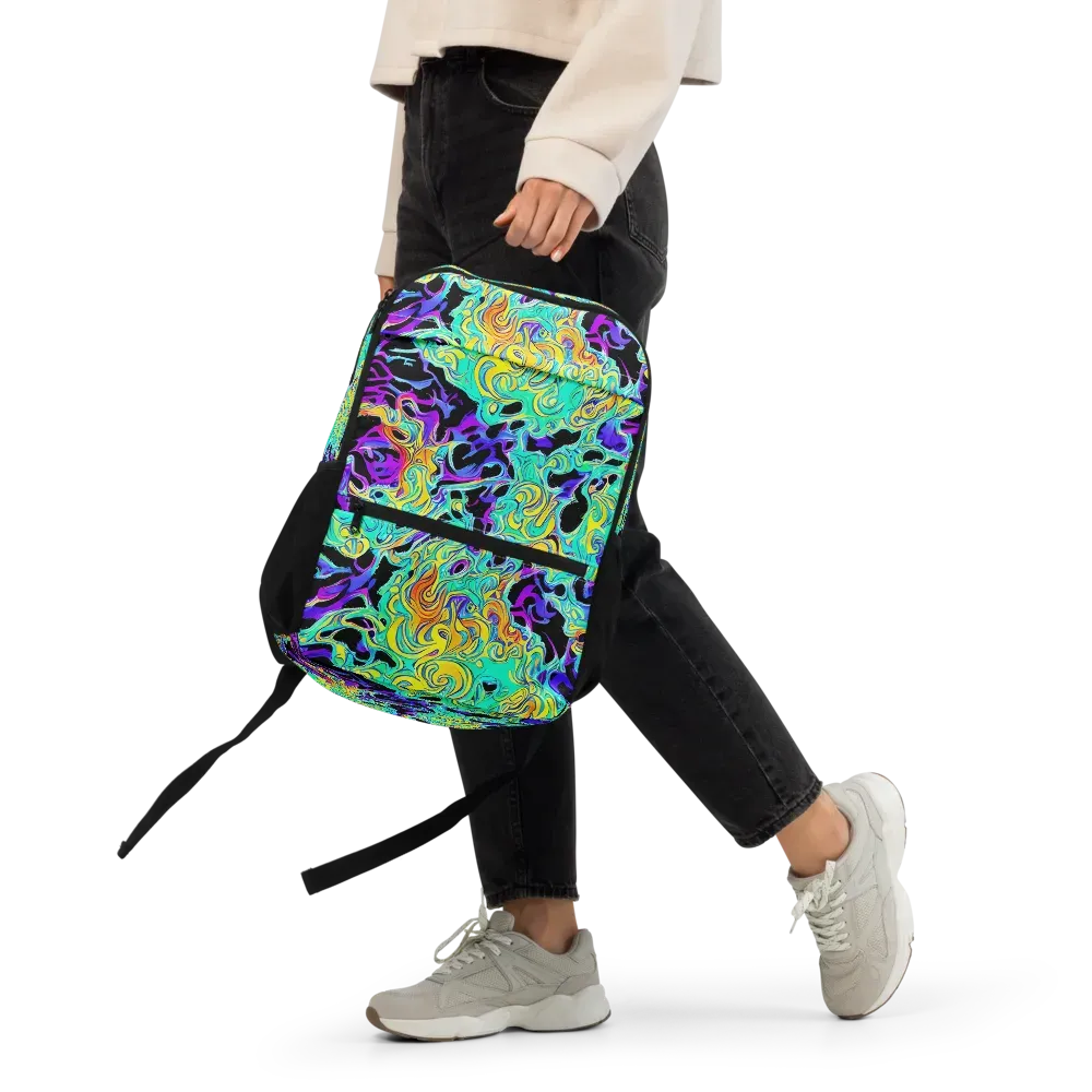 Electric Tidalwave on Utility Backpack — Front