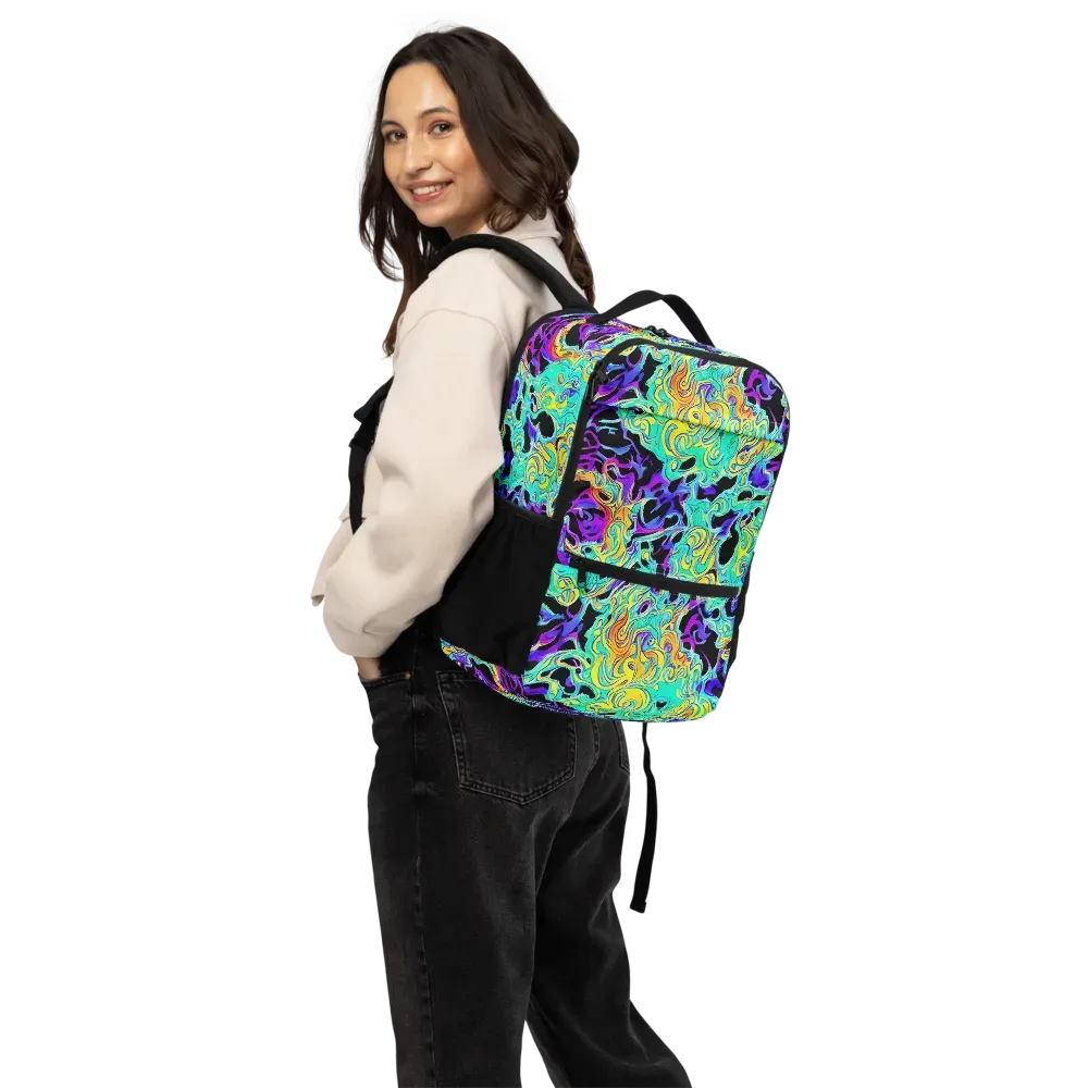 Electric Tidalwave on Utility Backpack — Back