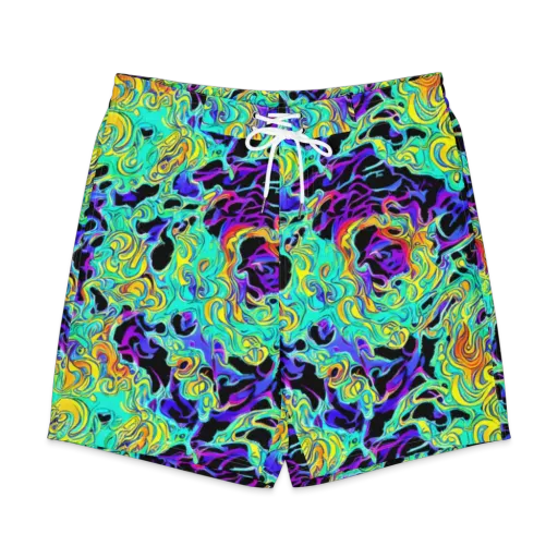 Electric Tidalwave on a Men's Board Shorts