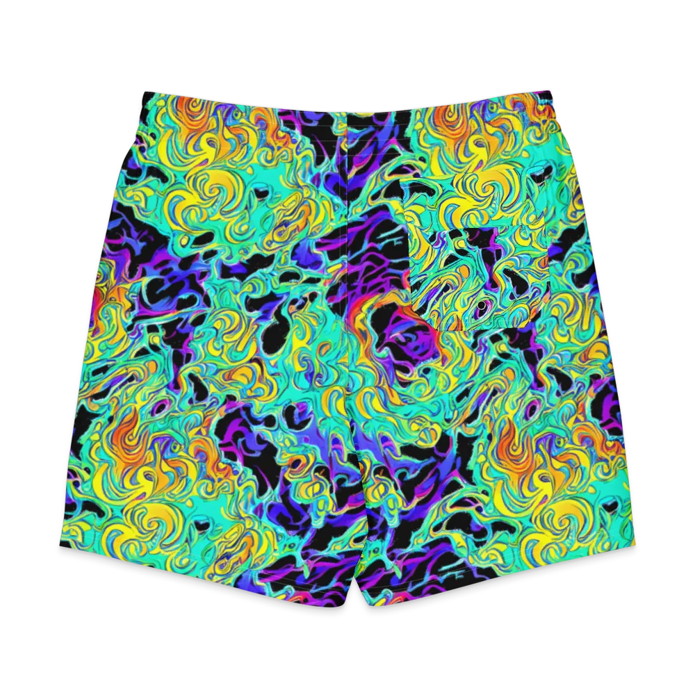 Electric Tidalwave on Men's Board Shorts — Back