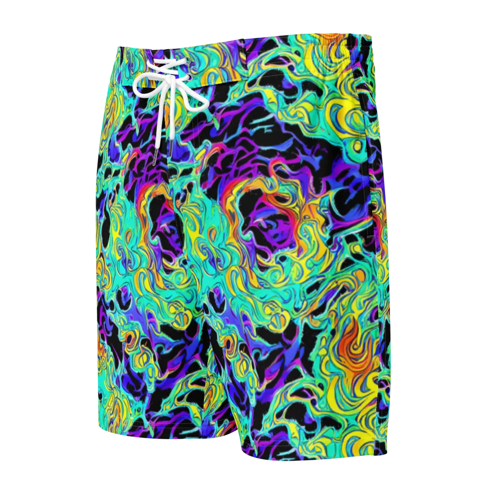 Electric Tidalwave on Men's Board Shorts — Front