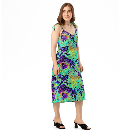 Electric Tidalwave on a Slip Dress