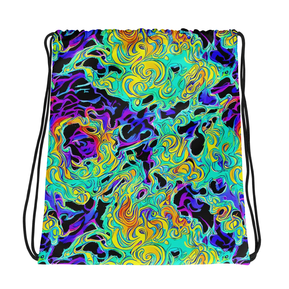 Electric Tidalwave on Drawstring Bag — Photo