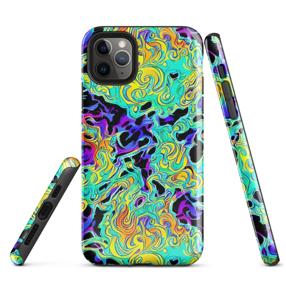 Electric Tidalwave on Tough Case for iPhone® — Front