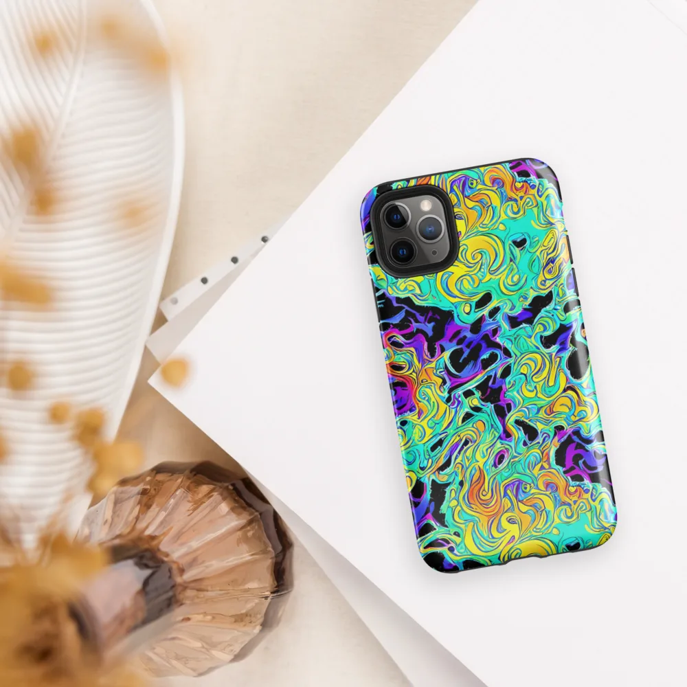 Electric Tidalwave on Tough Case for iPhone® — Front