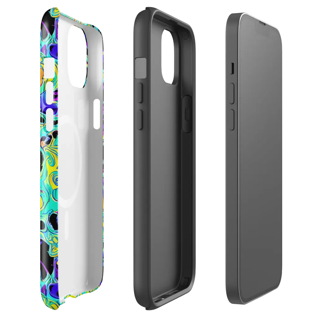 Electric Tidalwave on MagSafe Tough Case for iPhone® — Front