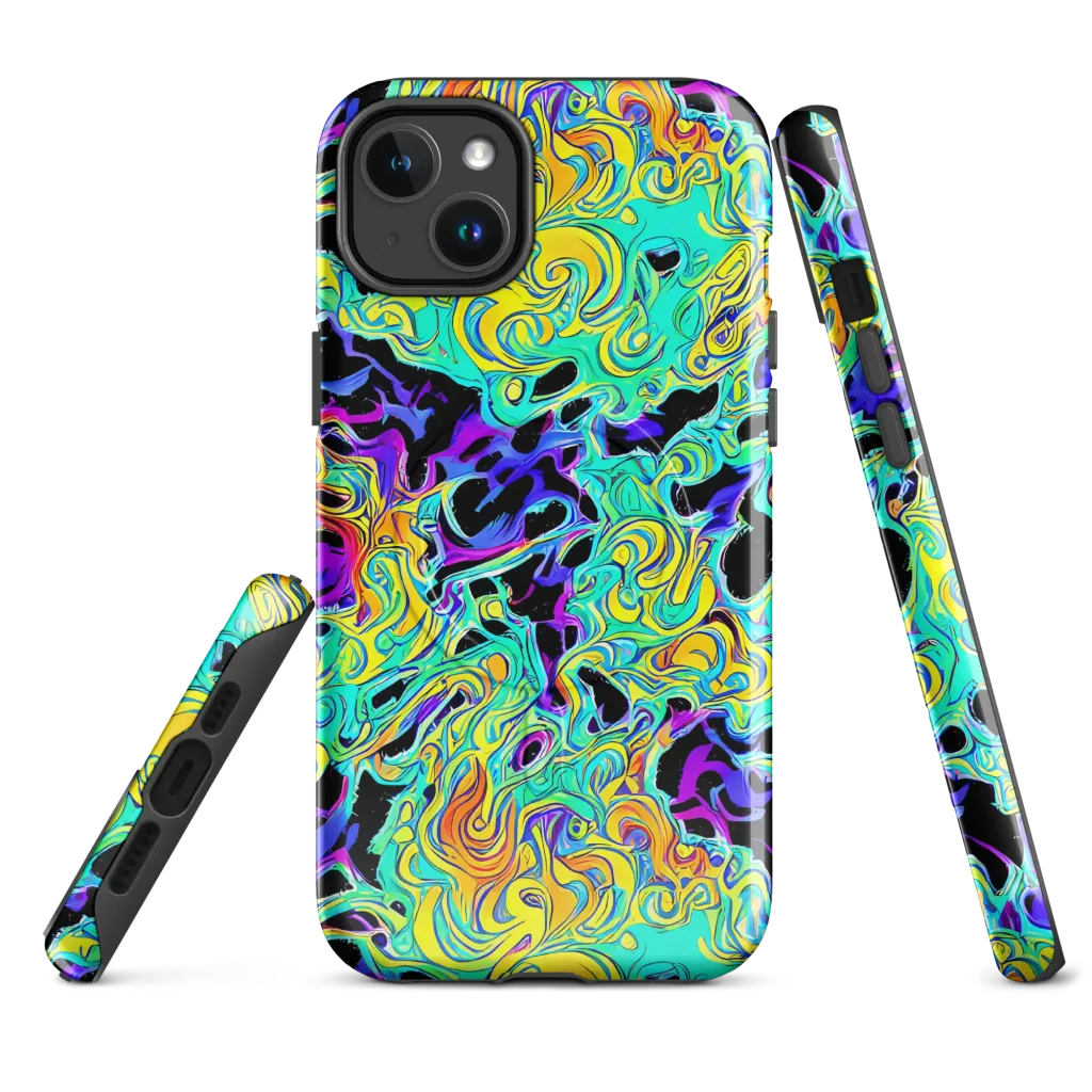 Electric Tidalwave on MagSafe Tough Case for iPhone® — Front