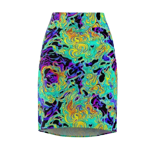 Electric Tidalwave on a Pencil Skirt
