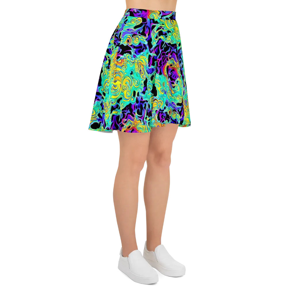Electric Tidalwave on Skater Skirt — Right