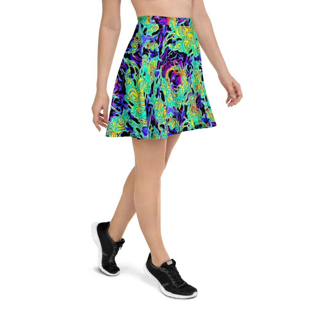 Electric Tidalwave on Skater Skirt — Right