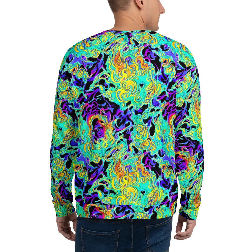 Electric Tidalwave on Sweatshirt — Back