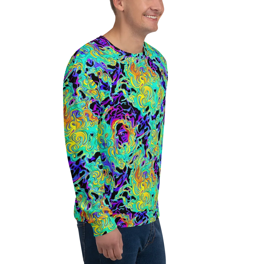 Electric Tidalwave on Sweatshirt — Right Front