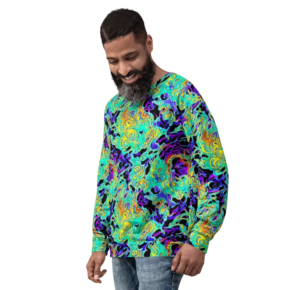 Electric Tidalwave on Sweatshirt — Left Front