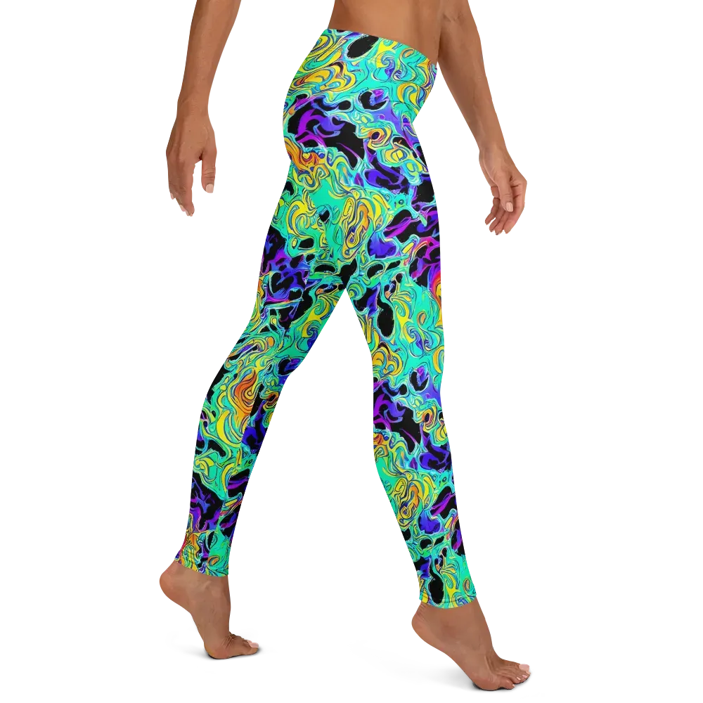 Electric Tidalwave on Leggings — Right