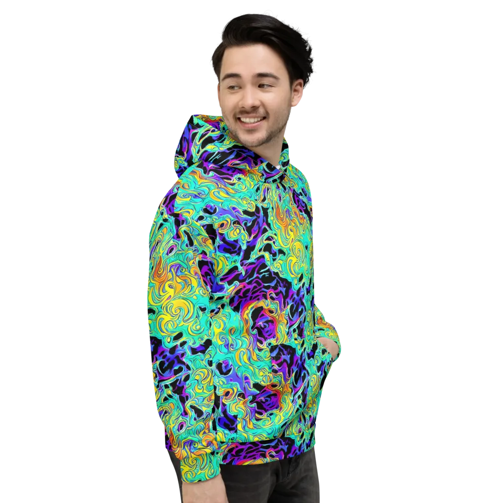 Electric Tidalwave on Hoodie — Right