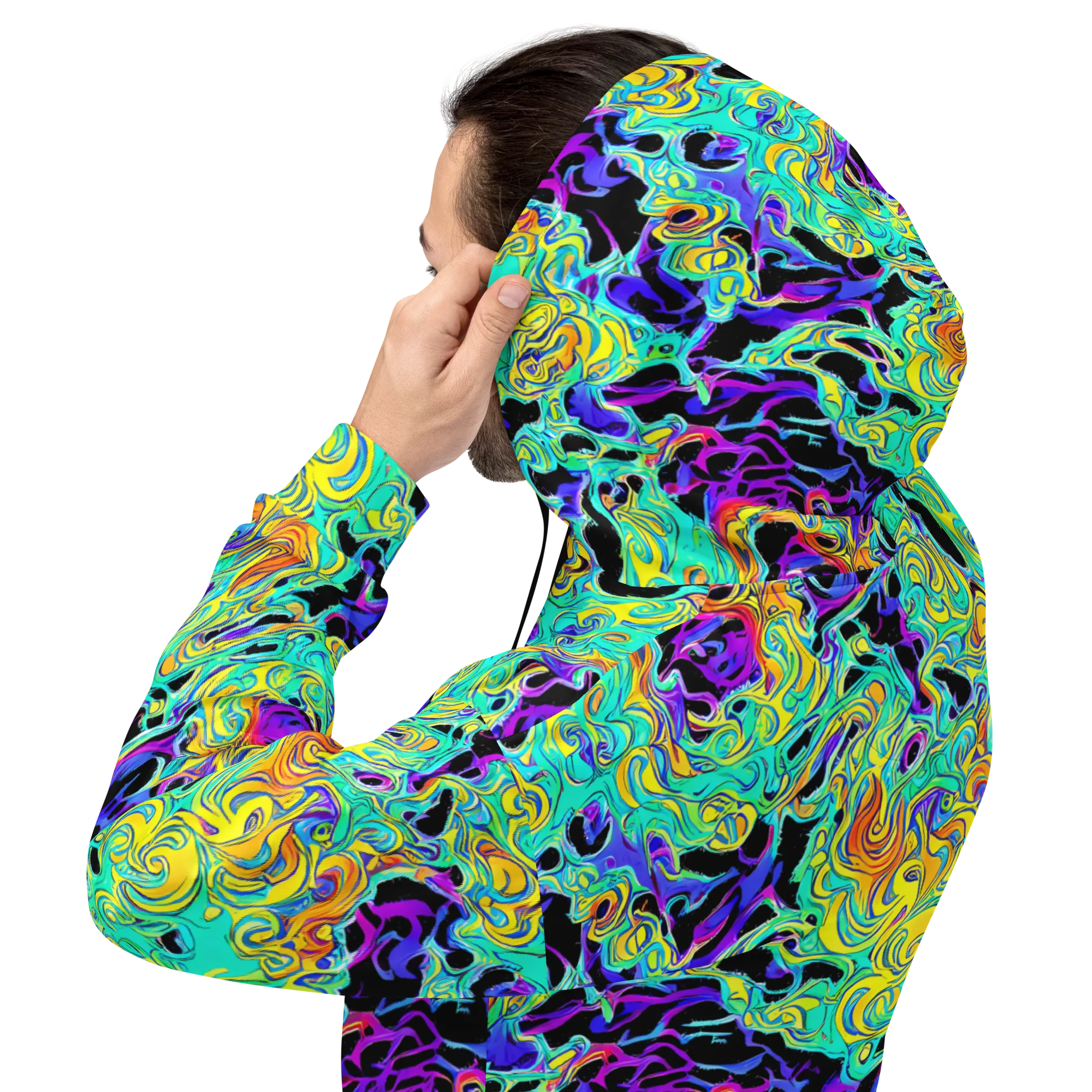 Electric Tidalwave on Hoodie — Back