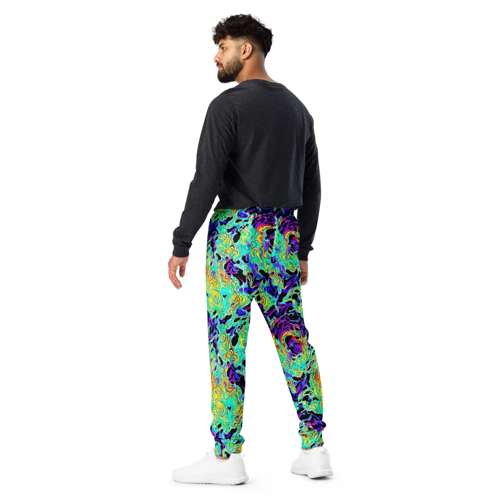 Electric Tidalwave on Men's Joggers — Back