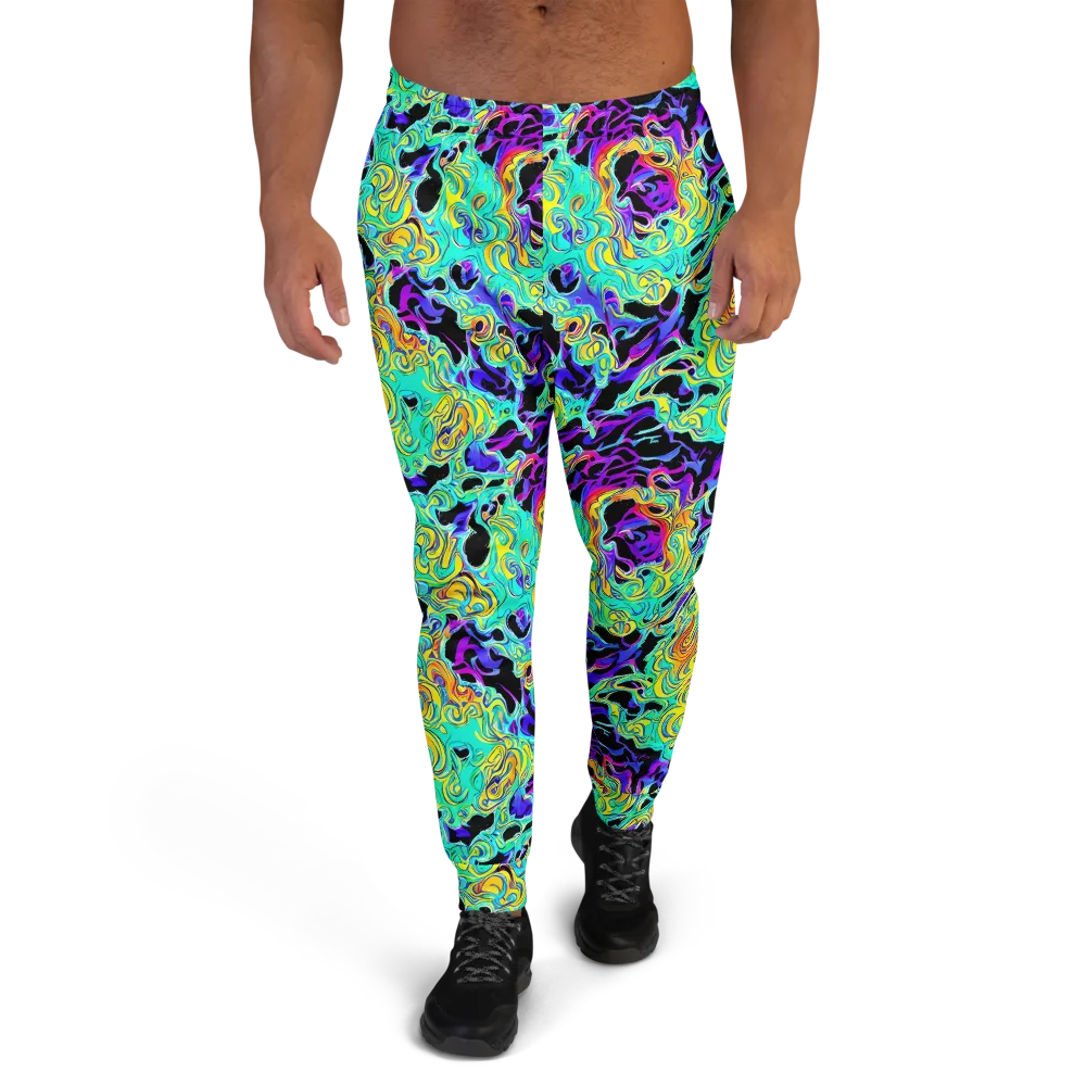 Electric Tidalwave on Men's Joggers — Front