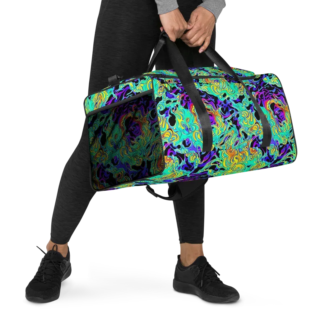 Electric Tidalwave on Duffle Bag — Right Front