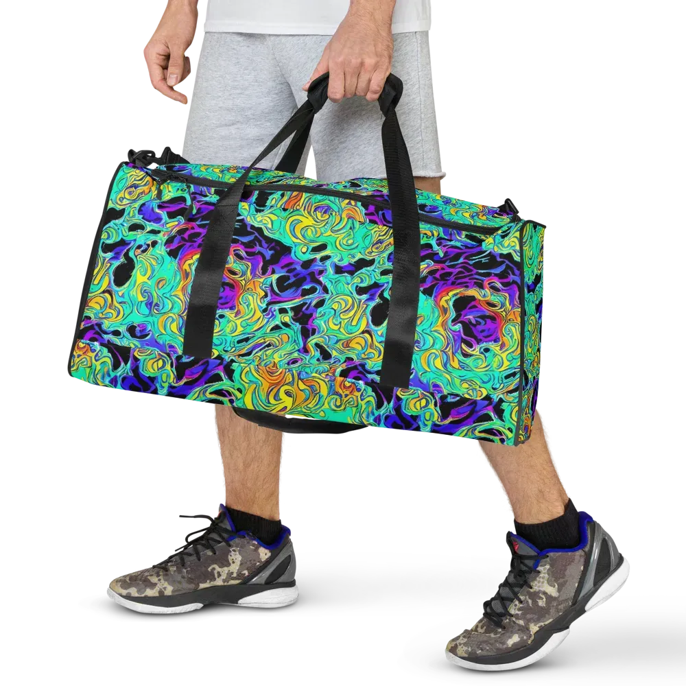 Electric Tidalwave on Duffle Bag — Front
