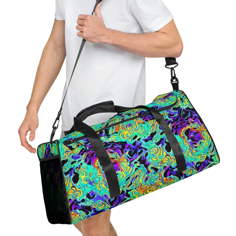 Electric Tidalwave on Duffle Bag — Right Front