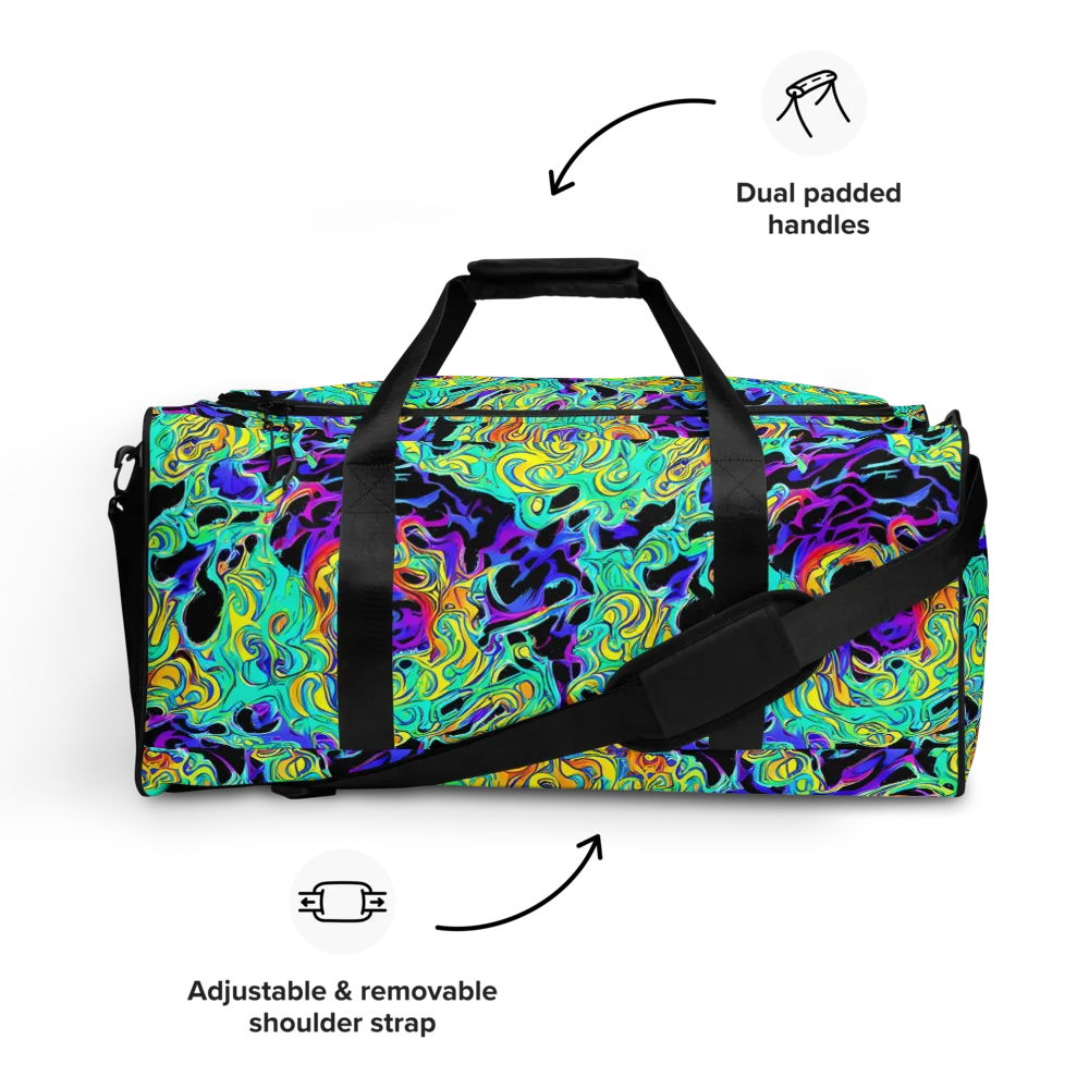 Electric Tidalwave on Duffle Bag — Front