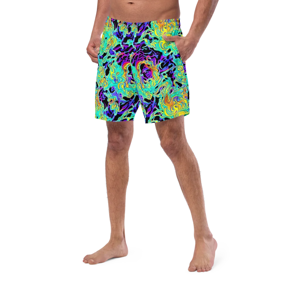 Electric Tidalwave on Swim Trunks — Left Front