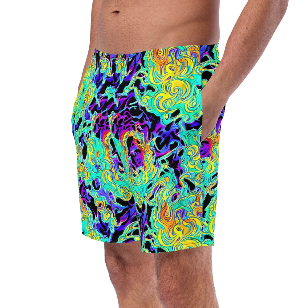 Electric Tidalwave on Swim Trunks — Left Front