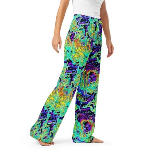Electric Tidalwave on a Women's Pajama Pants
