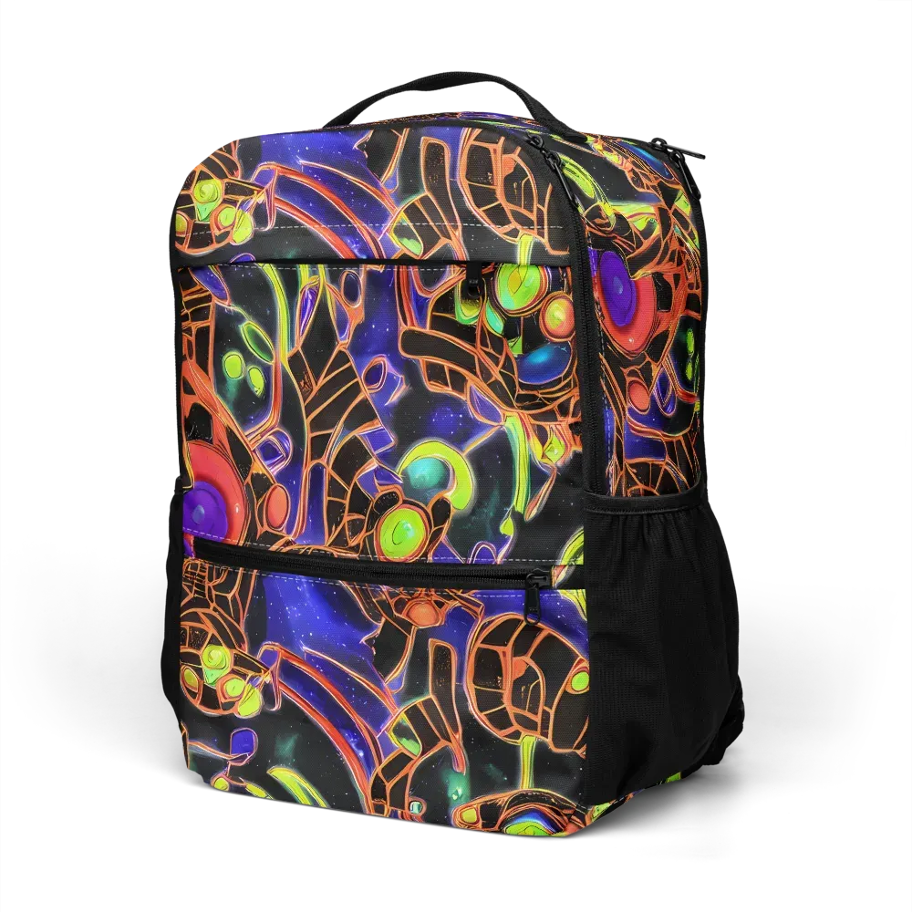 Cosmic Circuitry on Utility Backpack — Left Front