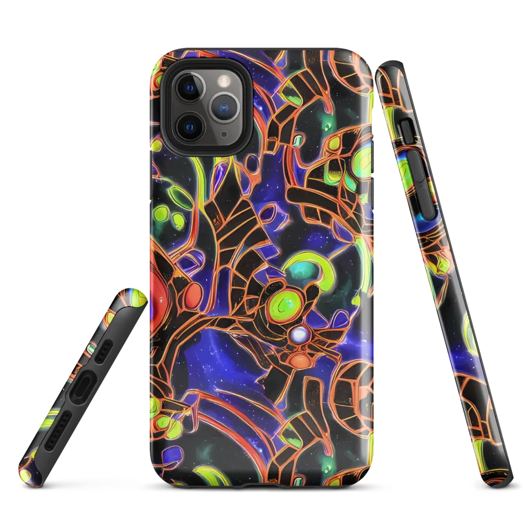 Cosmic Circuitry on Tough Case for iPhone® — Front