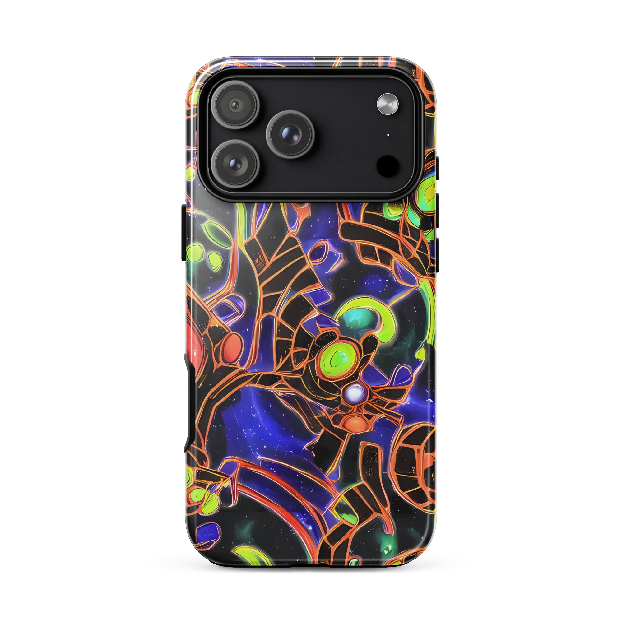 Cosmic Circuitry on Tough Case for iPhone® — Front
