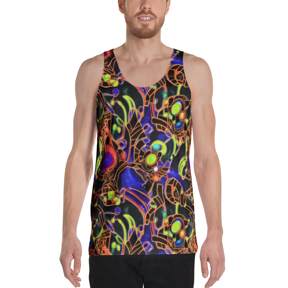 Cosmic Circuitry on Men's Tank Top — Front