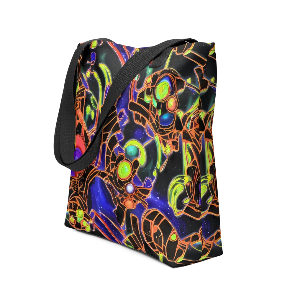 Cosmic Circuitry on Tote Bag — Front