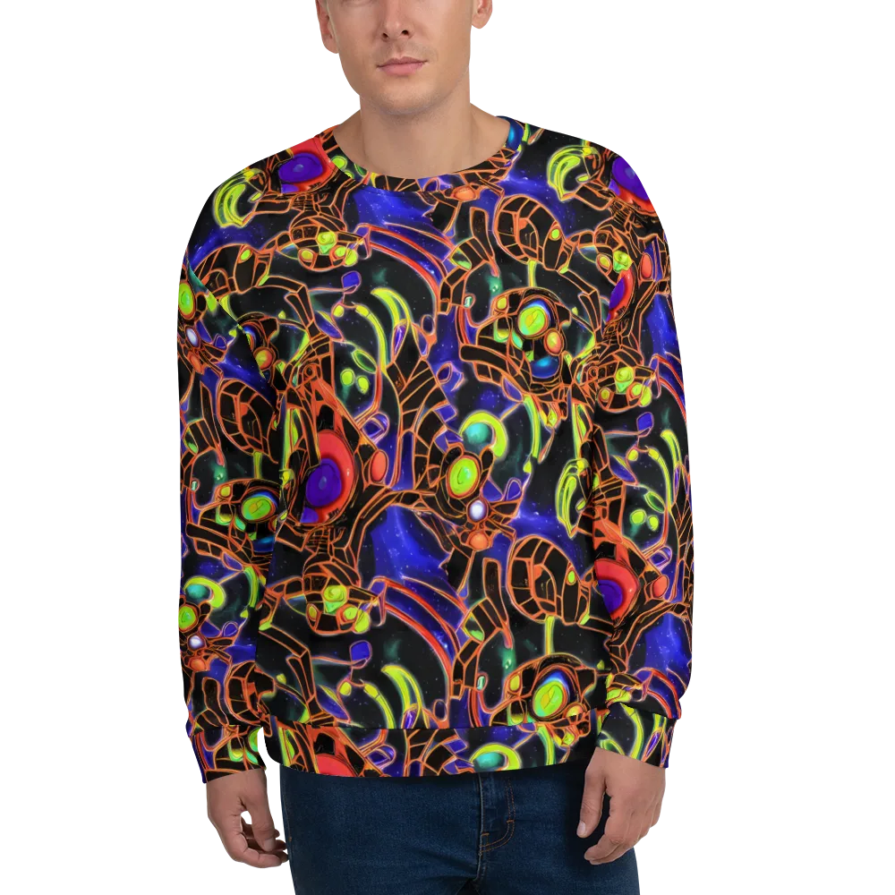Cosmic Circuitry on Sweatshirt — Front