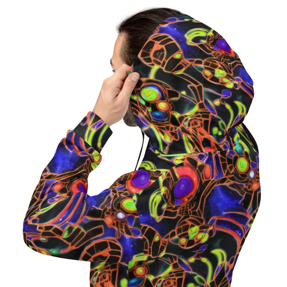 Cosmic Circuitry on Hoodie — Back