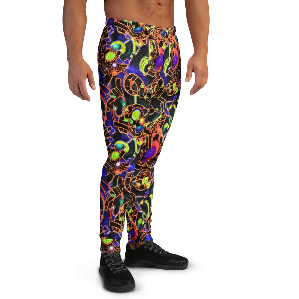 Cosmic Circuitry on Men's Joggers — Right
