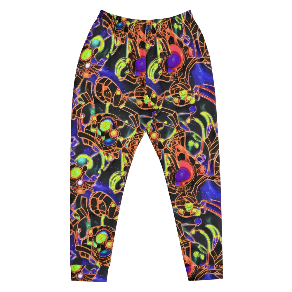 Cosmic Circuitry on Men's Joggers — Front